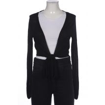 LA FÉE Maraboutée Damen Strickjacke, schwarz, Gr. 42