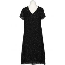 Laura Ashley Damen Kleid, schwarz, Gr. 34