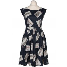 Laura Ashley Damen Kleid, mehrfarbig, Gr. 38