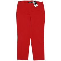 Lauren Ralph Lauren Damen Stoffhose, rot, Gr. 4