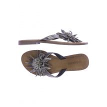 Lazamani Damen Sandale, grau, Gr. 38