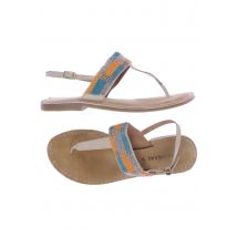 Lazamani Damen Sandale, beige, Gr. 37