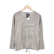 Linea Tesini by heine Damen Langarmshirt, grau, Gr. 34