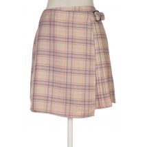 Lost Ink Damen Rock, beige, Gr. 8