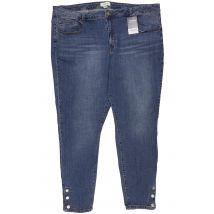 Lost Ink Plus Damen Jeans, blau, Gr. 24