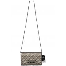 Love Moschino Damen Handtasche, silber, Gr.
