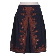 Luisa Spagnoli Damen Rock, marineblau, Gr. 42