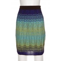 M Missoni Damen Rock, blau, Gr. 34
