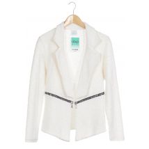Madeleine Damen Strickjacke, weiß, Gr. 40