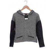 maje Damen Kapuzenpullover, grau, Gr. 36