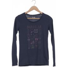 Maloja Damen Langarmshirt, blau, Gr.