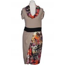 Mandarin Damen Kleid, mehrfarbig, Gr. 34