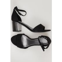 Marco Tozzi Damen Sandale, schwarz, Gr. 38