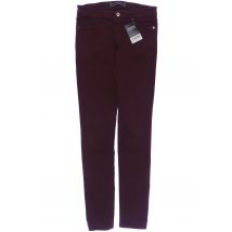 Massimo Dutti Damen Jeans, bordeaux, Gr. 36