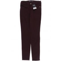 Massimo Dutti Damen Stoffhose, bordeaux, Gr. 36