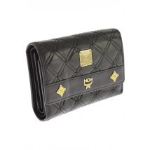MCM Damen Portemonnaie, schwarz, Gr.