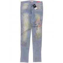 MET Jeans Damen Stoffhose, blau, Gr. 27