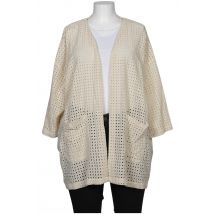 Modstroem Damen Strickjacke, cremeweiß, Gr. 44