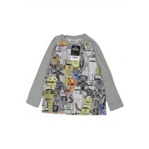 molo Jungen Langarmshirt, grau, Gr. 116