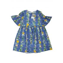 molo Mädchen Kleid, blau, Gr. 134/140