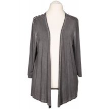 monari Damen Strickjacke, grau, Gr. 46