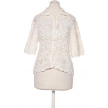 Monki Damen Strickjacke, weiß, Gr. 34