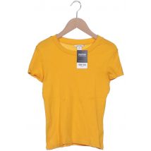 Monki Damen T-Shirt, gelb, Gr. 34