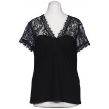 Morgan Damen T-Shirt, schwarz, Gr. 38