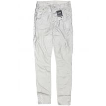 Mother Damen Jeans, silber, Gr. 26
