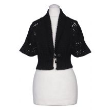 Motivi Damen Strickjacke, schwarz, Gr. 30