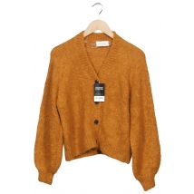 Msch Copenhagen Damen Strickjacke, orange, Gr. 36