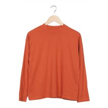 Muji Damen Langarmshirt, orange, Gr. 38