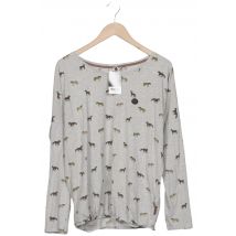Naketano Damen Langarmshirt, grau, Gr. 42