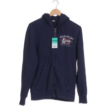 Napapijri Herren Kapuzenpullover, blau, Gr.