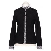 Naracamicie Damen Bluse, schwarz, Gr. 44