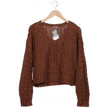 Noisy May Damen Pullover, braun, Gr. 34