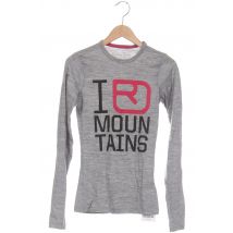 Ortovox Damen Langarmshirt, grau, Gr.