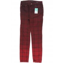 Oui Damen Jeans, rot, Gr. 38