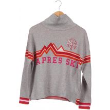 Oui Damen Pullover, grau, Gr. 40