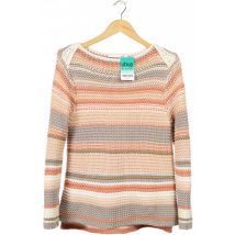 Oui Damen Pullover, pink, Gr. 42