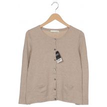 Oui Damen Strickjacke, grau, Gr. 38