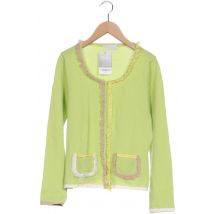 Oui Damen Strickjacke, hellgrün, Gr. 38