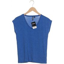 pieces Damen T-Shirt, blau, Gr. 34