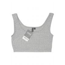 pieces Damen Top, grau, Gr. 38
