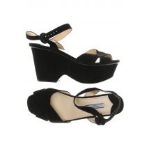 Prada Damen Sandale, schwarz, Gr. 37.5