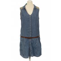 Promod Damen Kleid, blau, Gr. 34