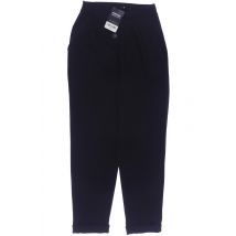 Pull &amp; Bear Damen Stoffhose, schwarz, Gr. 0