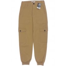 Pull &amp; Bear Damen Stoffhose, beige, Gr. 32