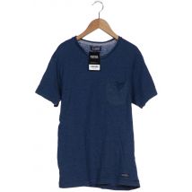 Pull &amp; Bear Herren T-Shirt, blau, Gr. 48