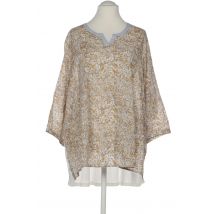 Pure by Ulla Popken Damen Bluse, beige, Gr. 54